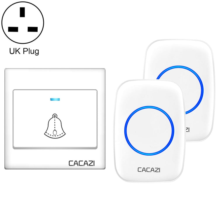 CACAZI H10 1 For 2 Home Wireless Music Doorbell without Battery CACAZI H10 1 For 2 Home Wireless Music Doorbell without Battery